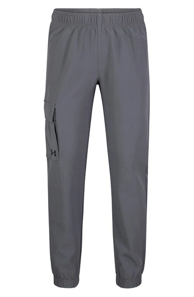 Shop Under Armour Kids' Pennant Performance Cargo Pants In Pitch Gray