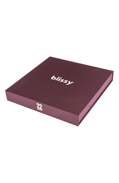 Blissy Dream 4-piece Mulberry Silk Set In Plum