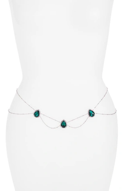 Shop Vidakush Gaia Belly Chain In Green