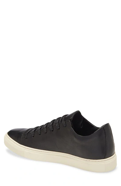 John Varvatos Reed Sneaker In Black Leather