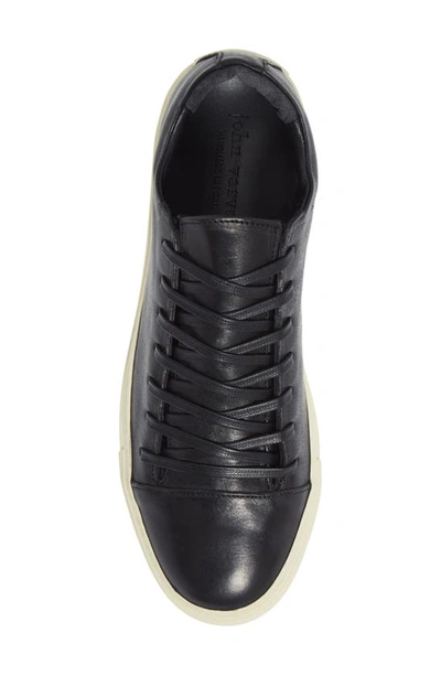 Shop John Varvatos Reed Sneaker In Black Leather