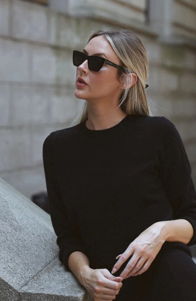 Nordstrom Crewneck Cashmere Sweater In Navy Night