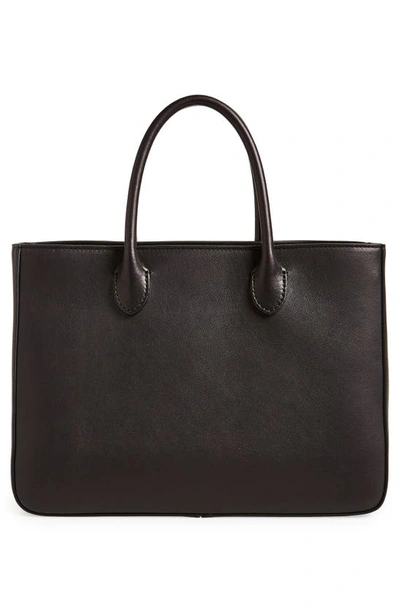 Shop The Row Day Leather East/west Tote In Black