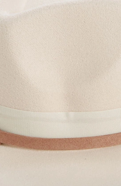 Shop Treasure & Bond Knot Trim Panama Hat In Ivory Combo