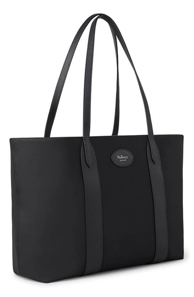 Shop Mulberry Bayswater Nylon Tote In Black