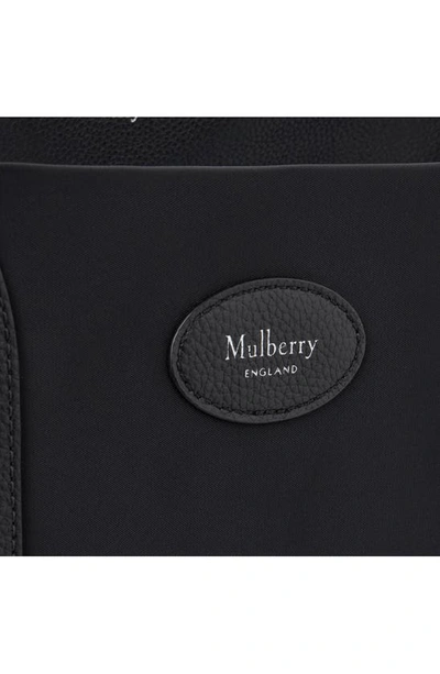 Shop Mulberry Bayswater Nylon Tote In Black