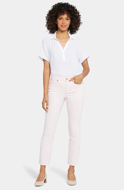 Nydj Sheri Slim Jeans In Optic White In Felicity