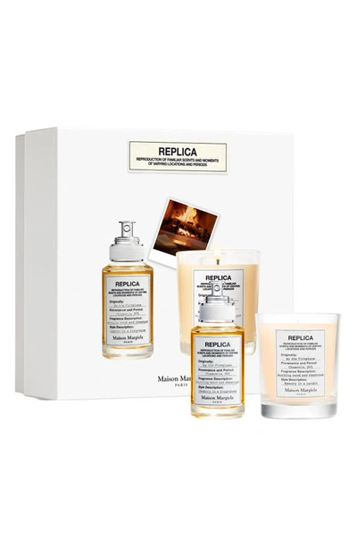 Shop Maison Margiela Replica By The Fireplace Candle & Fragrance Set $123 Value
