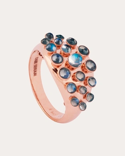Shop Marie Mas Women's Moonlight Queen Wave Ring In Gold