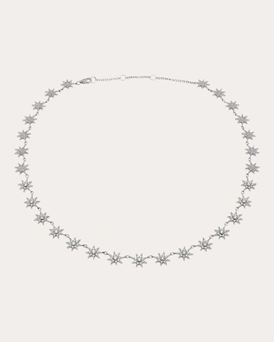 Shop Colette Jewelry Women's Glow Star Necklace In Silver