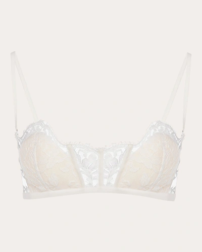 La Perla Ma Fall In Love Lace Balconette Bra In White