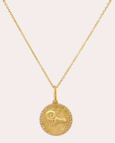 Shop Colette Jewelry Women's Aries Pendant Necklace In Gold