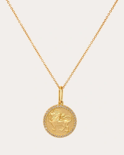 Shop Colette Jewelry Women's Leo Pendant Necklace In Gold