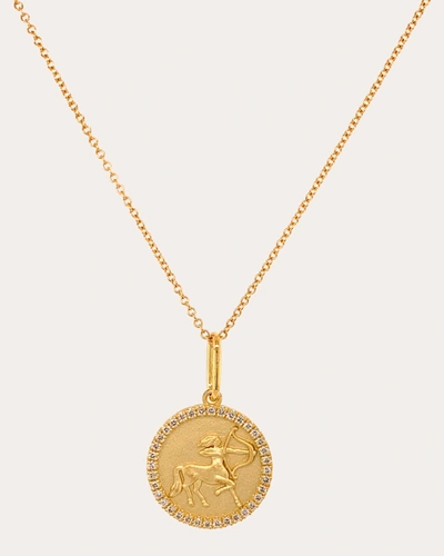 Shop Colette Jewelry Women's Sagittarius Pendant Necklace In Gold