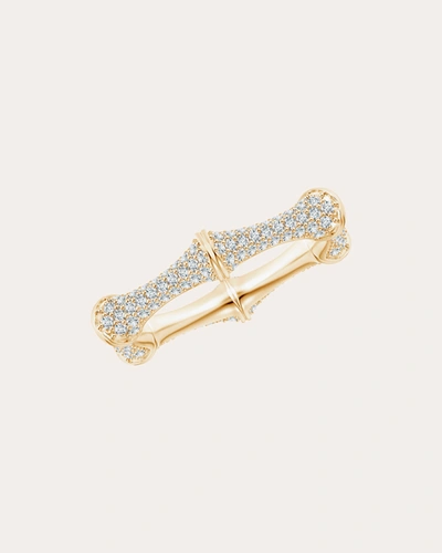 Shop Natori Women's Indochine Diamond Pavé Ring In Gold
