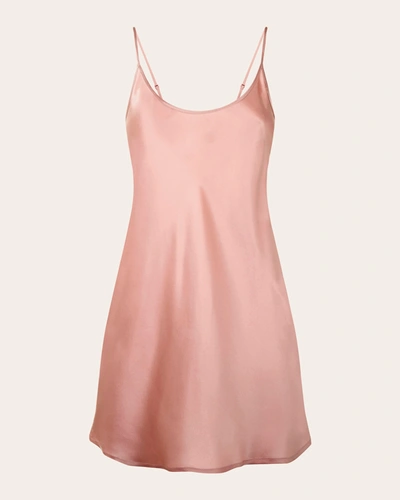 Shop La Perla Women's Silk Chemise In Pink