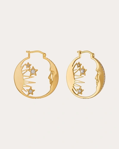 Shop Eden Presley Women's Harmony Hoop Earrings In Gold