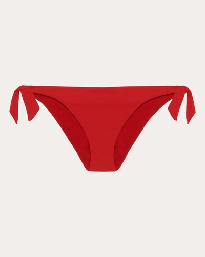 La Perla Low-rise Bikini Briefs In Red