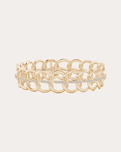 Natori Yin-yang Diamond Shangri-la Curb Chain Bracelet | Diamonds/yellow Gold In Gold