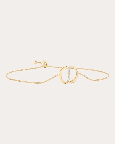 Shop Natori Women's Yin-yang Diamond Shangri-la Bolo Bracelet In Gold