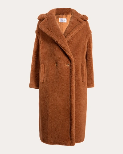 Shop Max Mara Women's Icon Teddy Bear Coat In Brown
