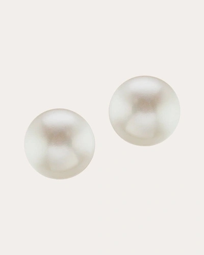Shop The Gild Women's Everyday Pearl Stud Earrings In White