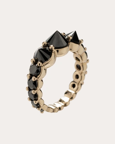 Shop Ara Vartanian Women's Pointed Black Diamond Ring