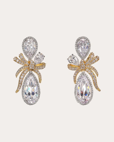 Shop Anabela Chan Women's Diamond Ruban Earrings In Gold