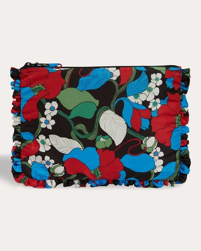 La Doublej Hand Pochette In Vines Black