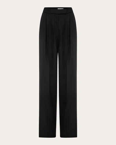 Shop Studio Amelia Women's Diptych Spliced Wide-leg Pants In Black