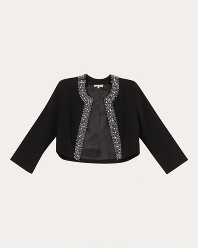 Shop Bytimo Women's Punto Bling Jacket In Black