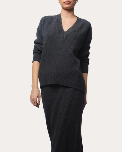 Shop Santicler Women's Crista V-neck Cashmere Pullover In Grey