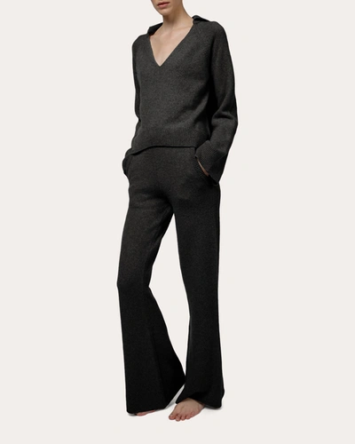 Shop Santicler Women's Lauren Cashmere Raglan Sweater In Grey