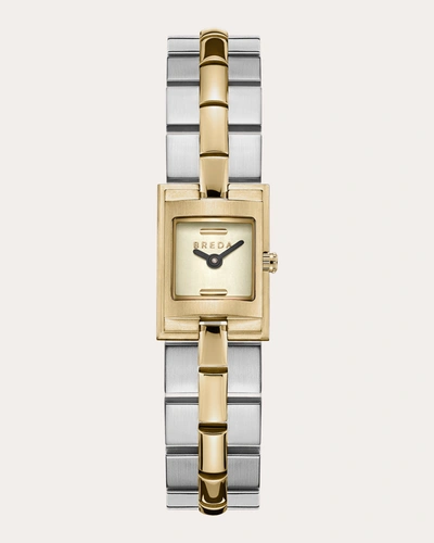 Shop Breda Women's Ivory & Two-tone Relic Bracelet Watch In Two Tone