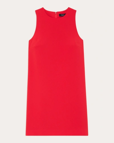 Shop Theory Women's Sleeveless A-line Shift Dress In Red