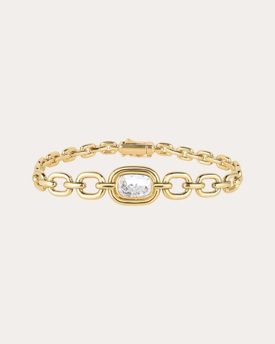 Shop Moritz Glik Women's Elo Diamond Bracelet In Gold