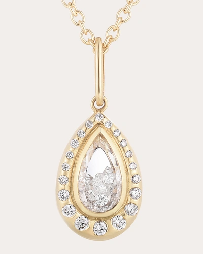 Moritz Glik Women's Pingo 18k Gold Crystal And Diamond Pavé Pendant Necklace In White