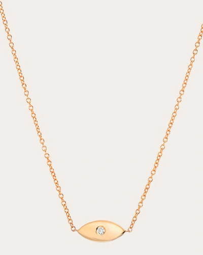 Zoe Lev Diamond Evil Eye Pendant Necklace | Diamonds/yellow Gold In Gold