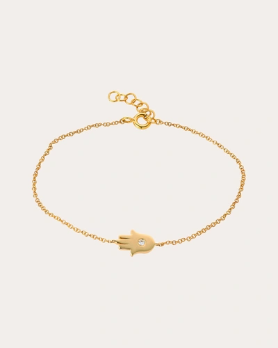 Zoe Lev Diamond Hamsa Bracelet | Diamonds/yellow Gold In Gold