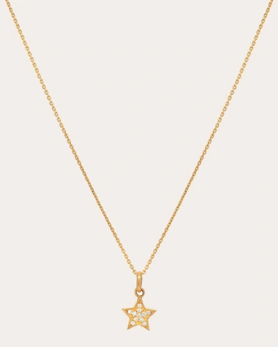 Zoe Lev Women's Star 14k Gold Diamond Pendant Necklace In Gold