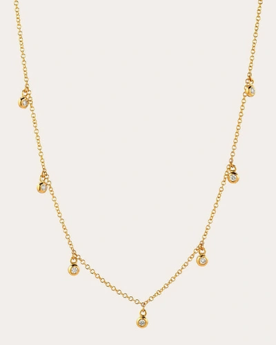 Zoe Lev Bezel-set Diamond Shaker Station Necklace | Diamonds/yellow Gold In Gold