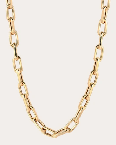 Shop Zoe Lev Women's Large Open-link Chain Necklace In Gold