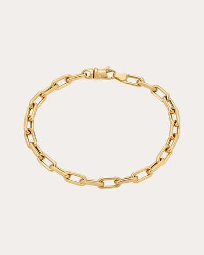 Shop Zoe Lev Women's Large Open-link Chain Anklet In Gold