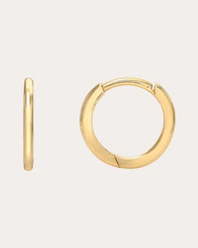 Shop Zoe Lev Women's Small Huggie Earrings In Gold