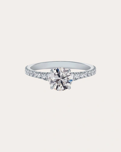 Shop De Beers Forevermark Women's Forevermark Icon Diamond Band Engagement Ring In Silver