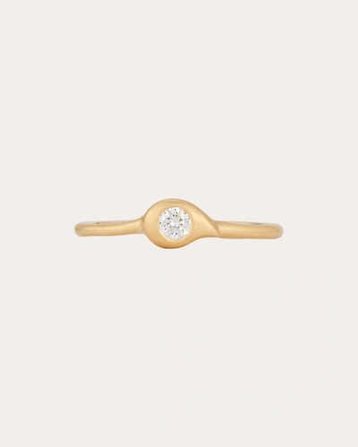 Shop Carelle Women's Diamond Brushstroke Ring In Gold