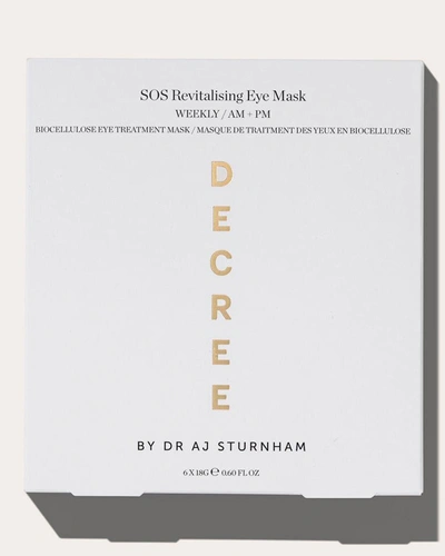 Shop Decree Women's Sos Revitalising Eye Mask Set 6 X 18g