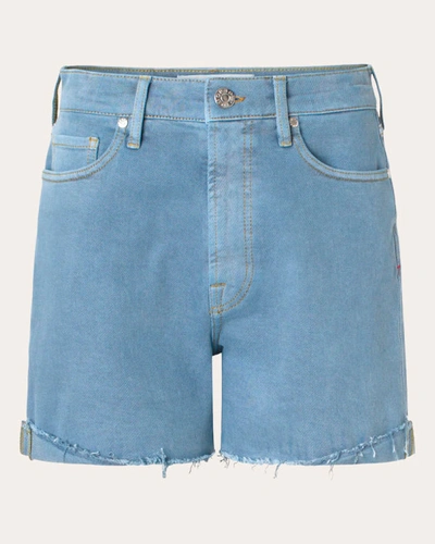 Shop Tomorrow Women's Brown Denim Shorts In Blue