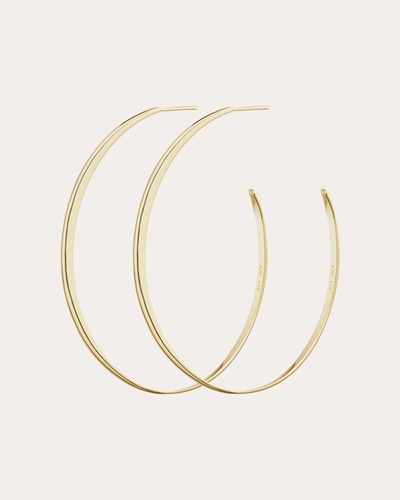 Shop Kinraden Women's Large Glow Hoop Earrings In Gold