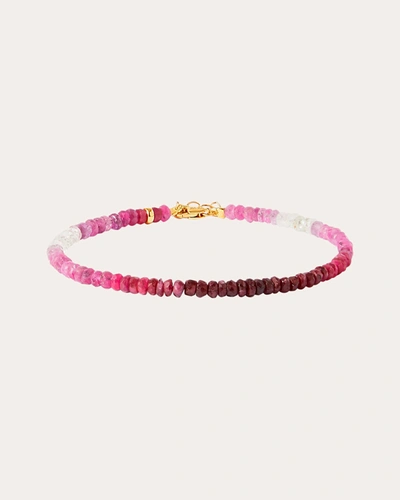 Shop Jia Jia Women's Arizona Ruby Bracelet In Pink